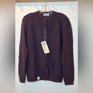 NWT Vintage cardigan made in USA size Medium